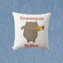 Recherche de trompette coussins Musique