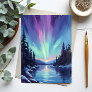 Suche nach nordlichter postkarten Aquarell