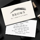 Recherche de sourcils cartes visite Artiste de sourcils