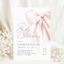 Recherche de bow baby shower invitations Pour elle