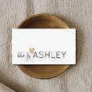 Recherche de coeur simple cartes visite Élégant