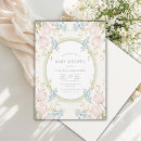 Suche nach vintage floral einladungen Babyparty