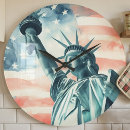 Recherche de statue liberté horloges Américain