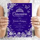 Recherche de quinze ans invitations Quinceanera