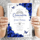 Recherche de bleu et argent invitations Pour elle