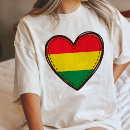 Recherche de drapeau bolivien tshirts Cœur