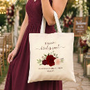Recherche de rouge de fleur sacs Bridesmaid
