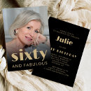 Suche nach art deco birthday einladungen Schwarz und gold