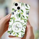 Recherche de motif de feuille iphone coques Aquarelle