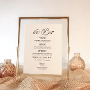 Recherche de affiche mariage menus Noir et blanc