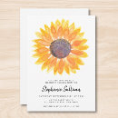 Recherche de tournesol anniversaire invitations Jaune