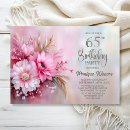 Recherche de 65 anniversaire invitations Fleurs