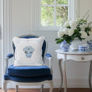 Suche nach chinoiserie kissen Blau und weiß