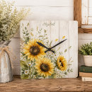 Recherche de tournesol rustique horloges Campagne