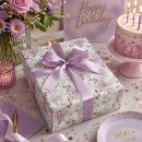 Suche nach rosa wildblumen geschenkpapier Für sie