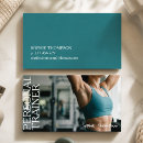 Recherche de forme physique cartes visite Femme