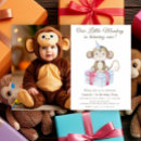 Recherche de singe invitations Aquarelle