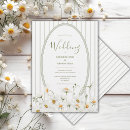 Recherche de marguerite mariage invitations Élégant