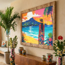 Recherche de plage vintage art Voyage
