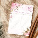 Recherche de de douche de bébé Floral
