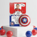 Recherche de super héros invitations Rouge