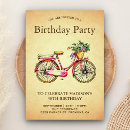 Recherche de vintage vélo invitations Rétro