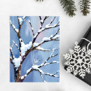 Recherche de hivernale cartes postales Bleu