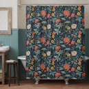 Recherche de william morris rideaux douche Motif floral