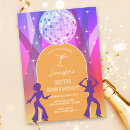Recherche de les années 80 invitations Boule disco