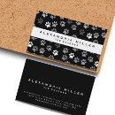 Recherche de toilettage cartes visite Noir