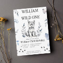 Recherche de loup sauvage invitations Fête d'anniversaire