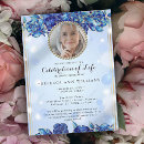 Recherche de floral celebration of life invitations Service commémoratif