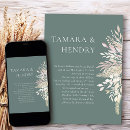 Recherche de botanique mariage invitations Automne