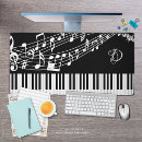 Recherche de note musicale électronique Noir et blanc