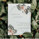 Recherche de exotique mariage invitations Feuille de palme