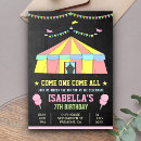 Recherche de fête cirque invitations Pastel