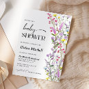 Recherche de boho floral baby shower invitations Neutre