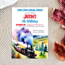 Recherche de trains vapeur invitations Boy