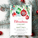 Recherche de rouge vert invitations Aquarelle