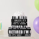 Suche nach ruhestand geschenkpapier Golfer