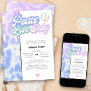 Recherche de tie dye baby shower invitations Pour elle