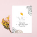Recherche de chick baby shower invitations Bébé
