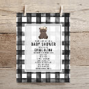 Recherche de ferme baby shower invitations En vichy