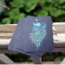 Recherche de paon turquoise cartes visite Plumes