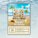 Recherche de adult summer party invitations Tropical