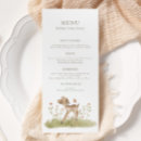 Recherche de baby shower menus Aquarelle