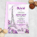 Recherche de french bridal shower invitations Tour eiffel