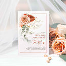 Recherche de burnt orange invitations Boho fall roses eleues