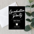 Recherche de black and white graduation invitations Diplômé