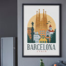 Suche nach vintage barcelona poster Sagrada familia